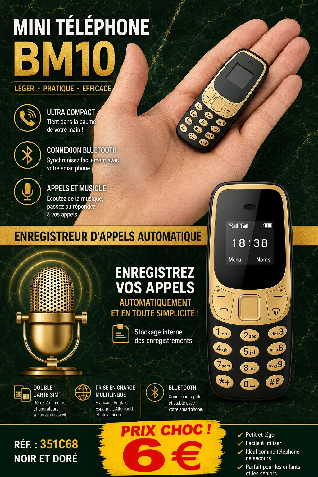 Le plus petit téléphone du monde