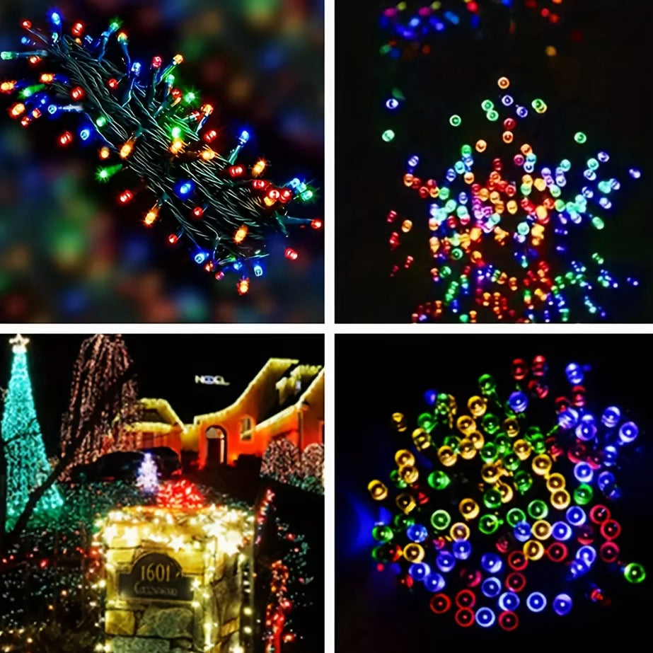GUIRLANDE SOLAIRE 12 M – 100 LED – EXTÉRIEUR