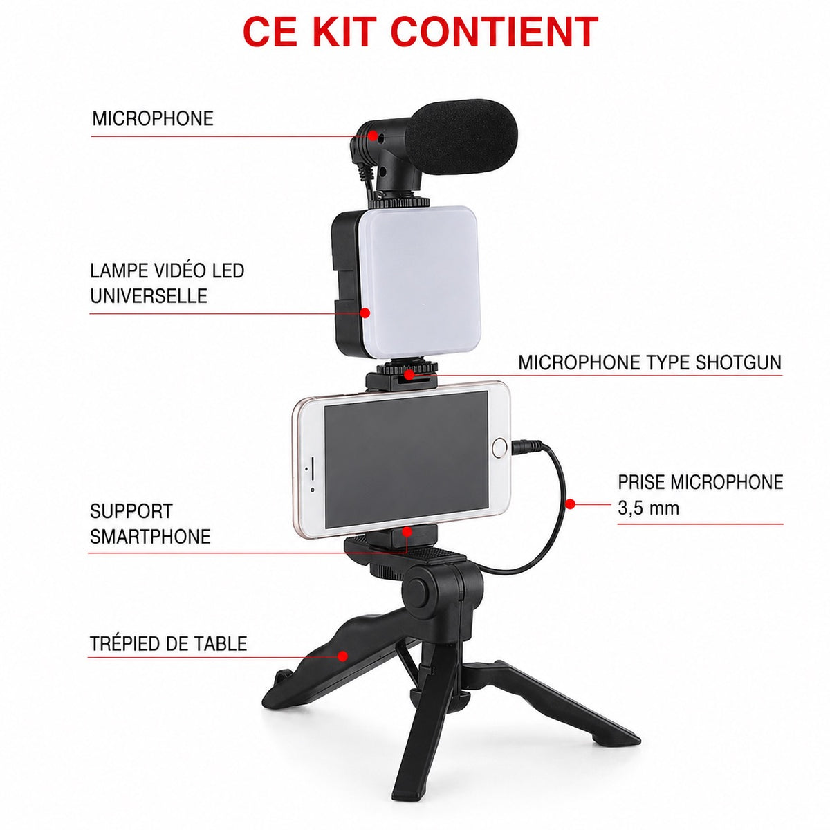 ✨ KIT DE CRÉATION VIDÉO AY-49 – VLOG, YOUTUBE, REELS &amp; LIVE ✨
