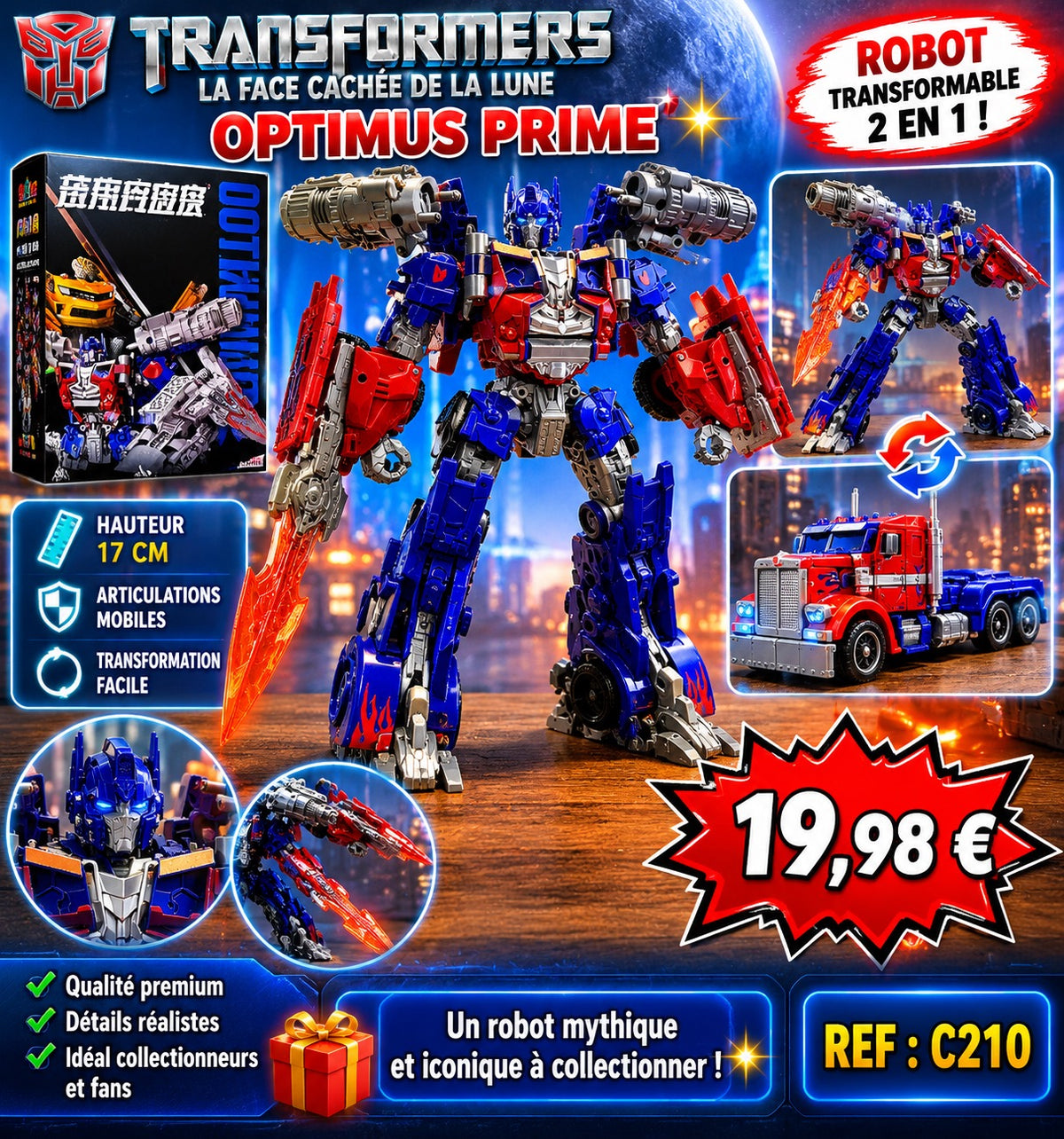 Robot Transformable Inspiré de Transformers