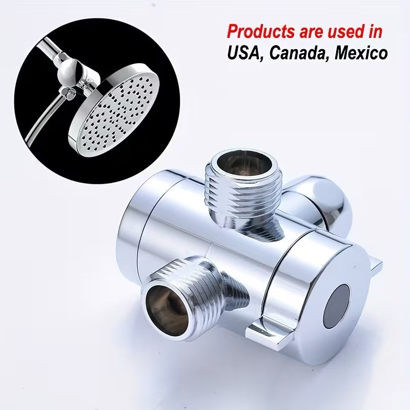 Séparateur d'eau 3 voies pour douche et baignoire