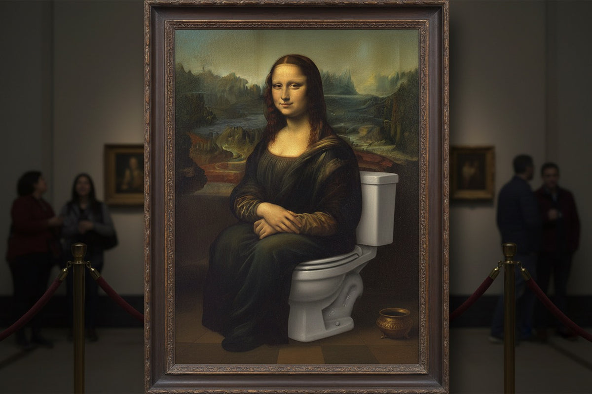 Joconde sur son wc