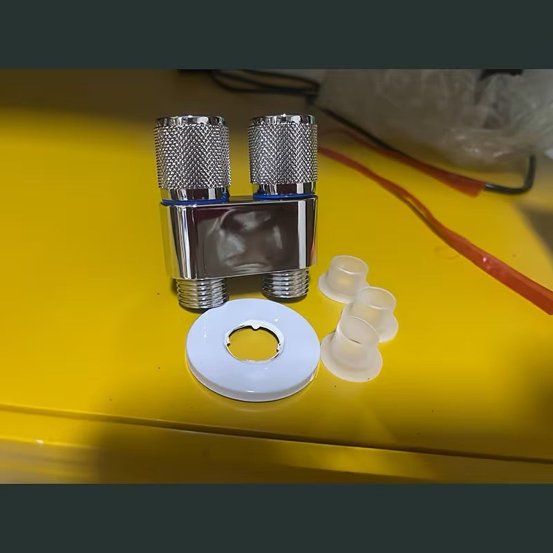 🚿 VANNE DE DÉRIVATION DOUBLE SORTIE EN ACIER INOXYDABLE