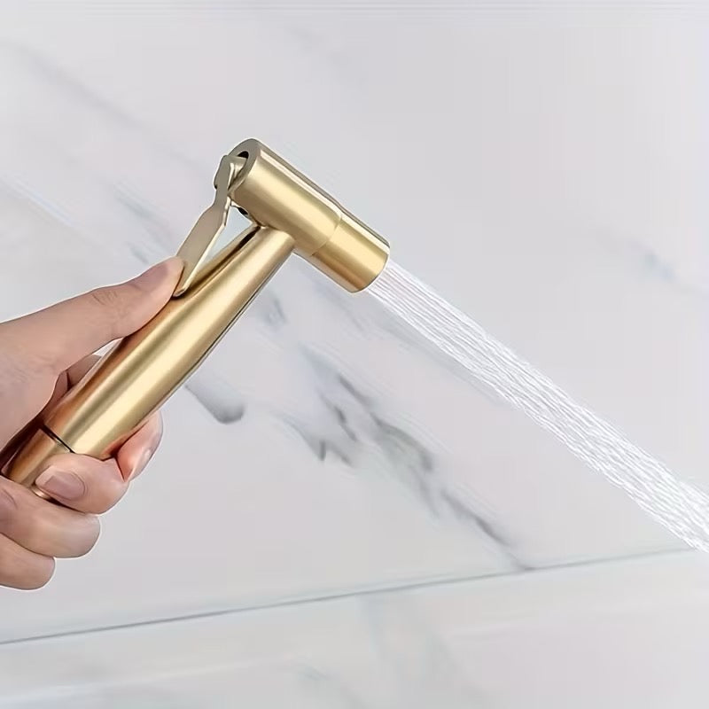 🚿 DOUCHETTE WC HYGIÈNE PREMIUM OR SATINÉ – ACIER INOXYDABLE SUS304