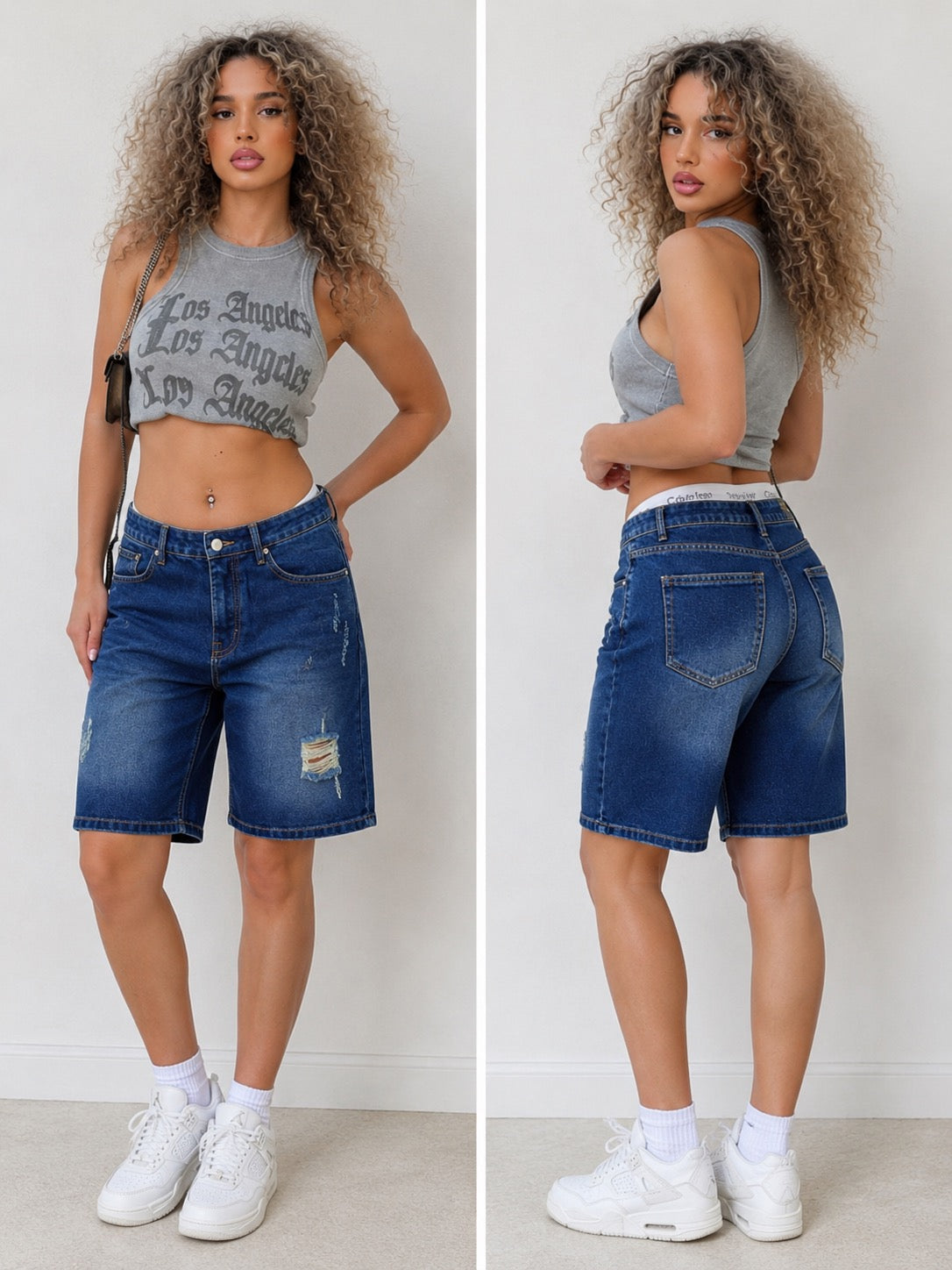 🌞 BERMUDA JEAN FEMME TAILLE 38 – STYLE DENIM TENDANCE