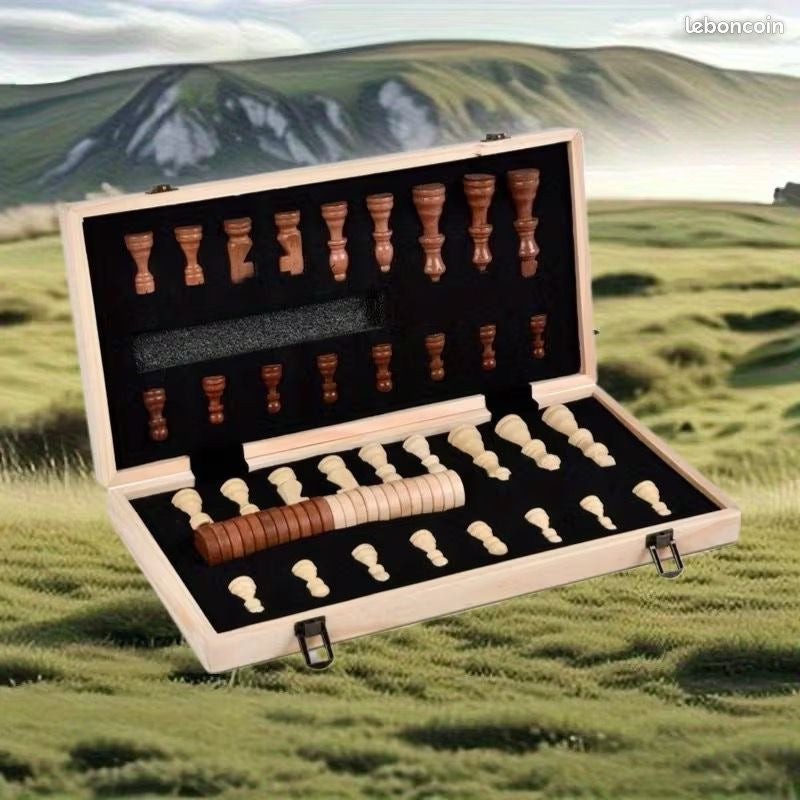 Chess and checkers in one box