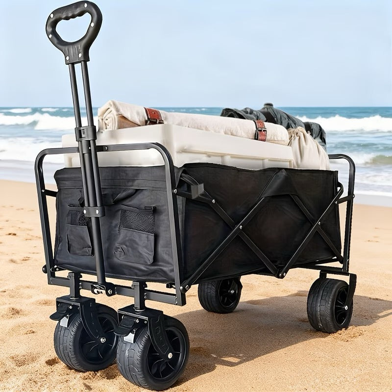 Grand Chariot de Jardin Tout-Terrain Pliable