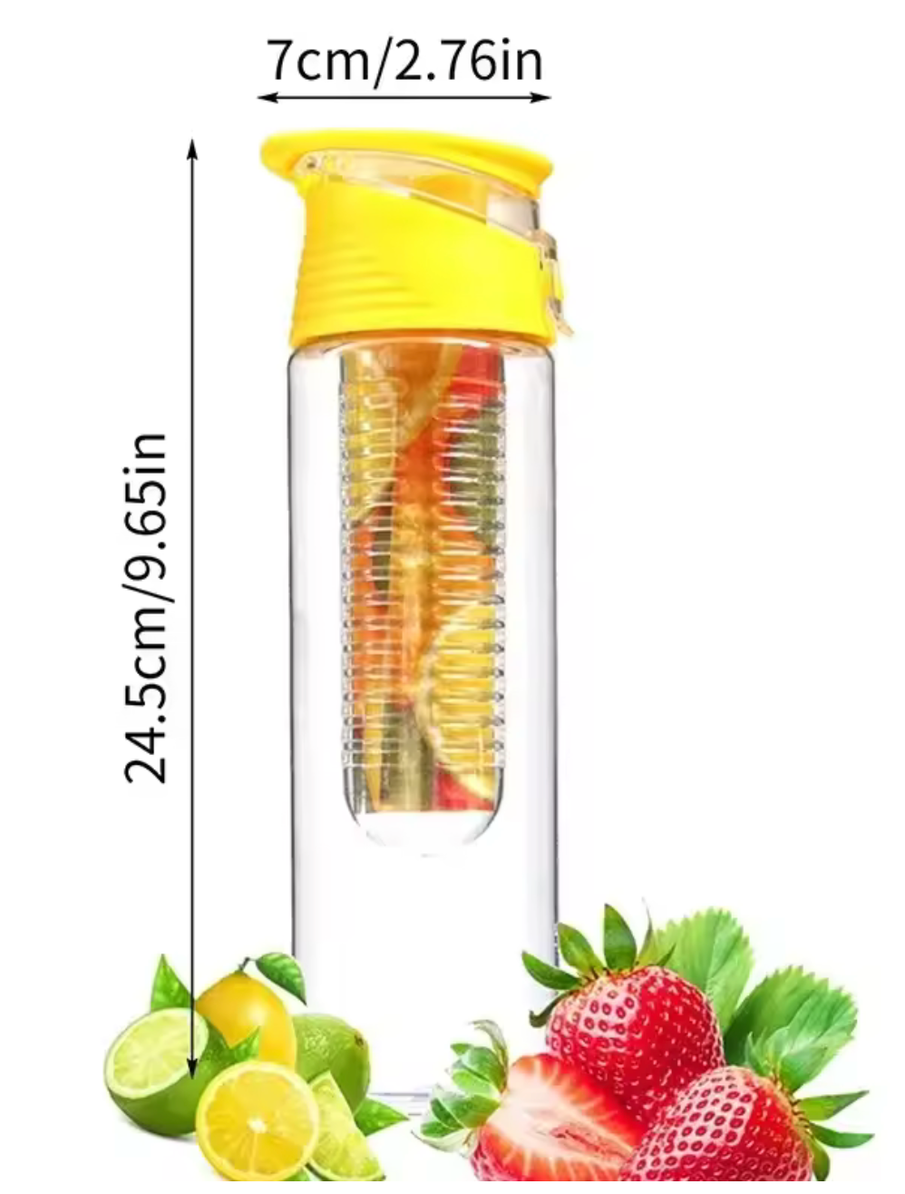 Bouteille à infusion de fruit