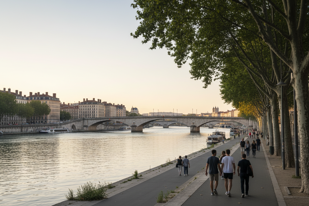 Bords de quai de Lyon