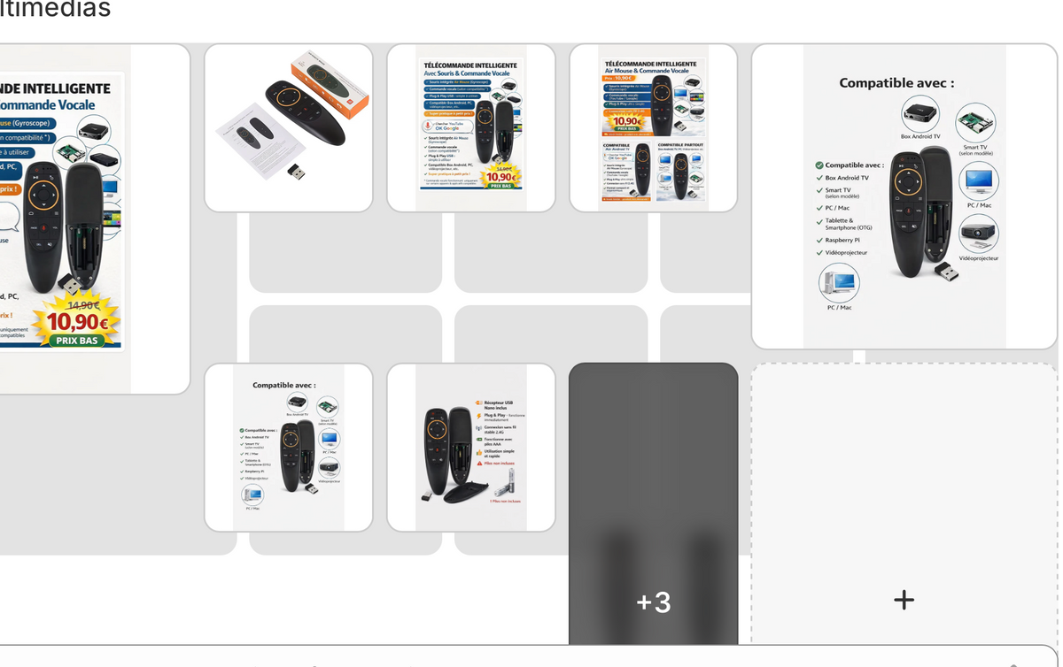 TÉLÉCOMMANDE INTELLIGENTE G10S