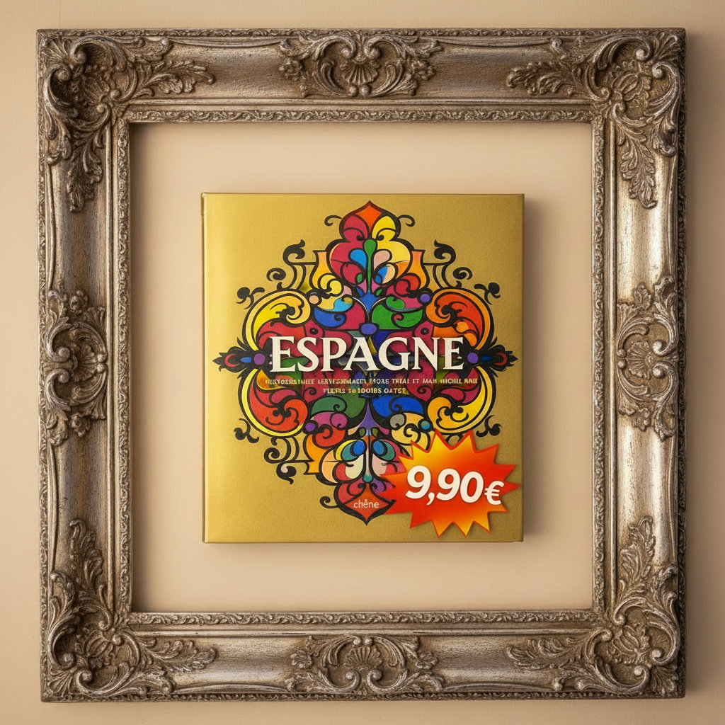 Livre Espagne sans fond cadre parfait